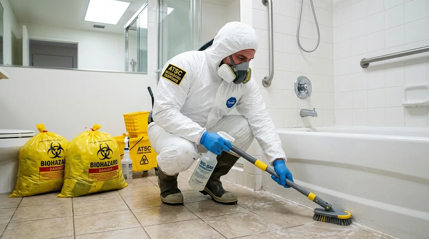 Decontamination equipment deployed for Blood Cleanup in Shippensburg